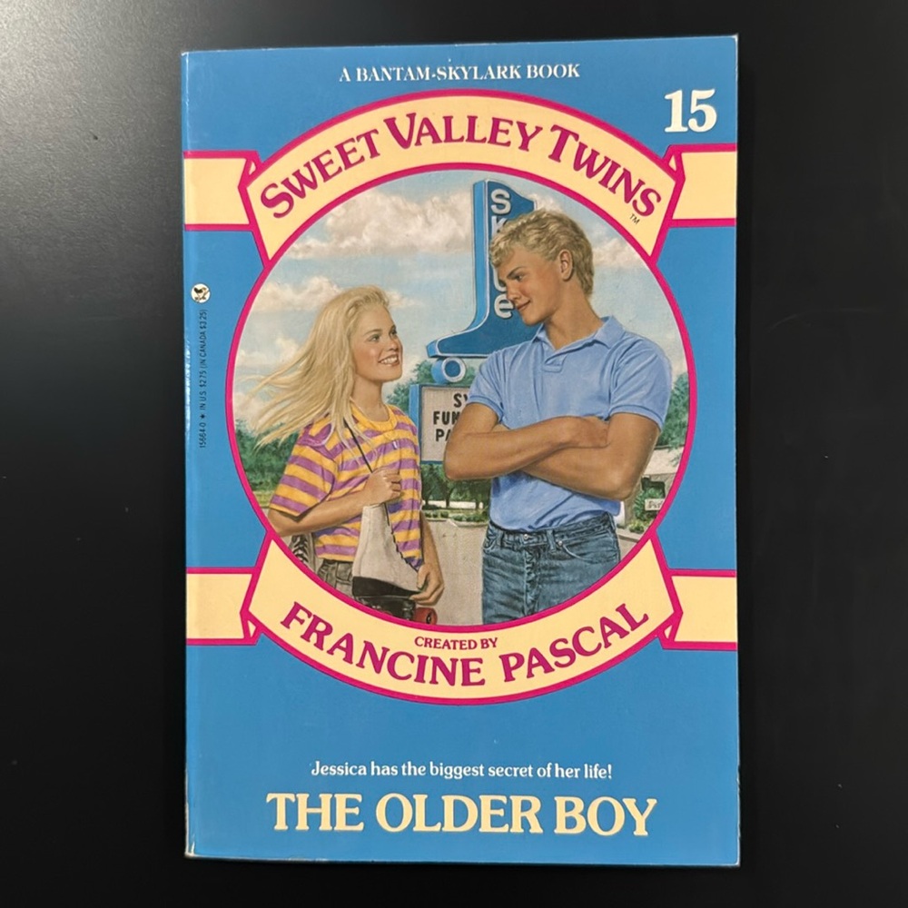 Sweet Valley Twins #15: The Older Boy - Vintage Paperback Novel